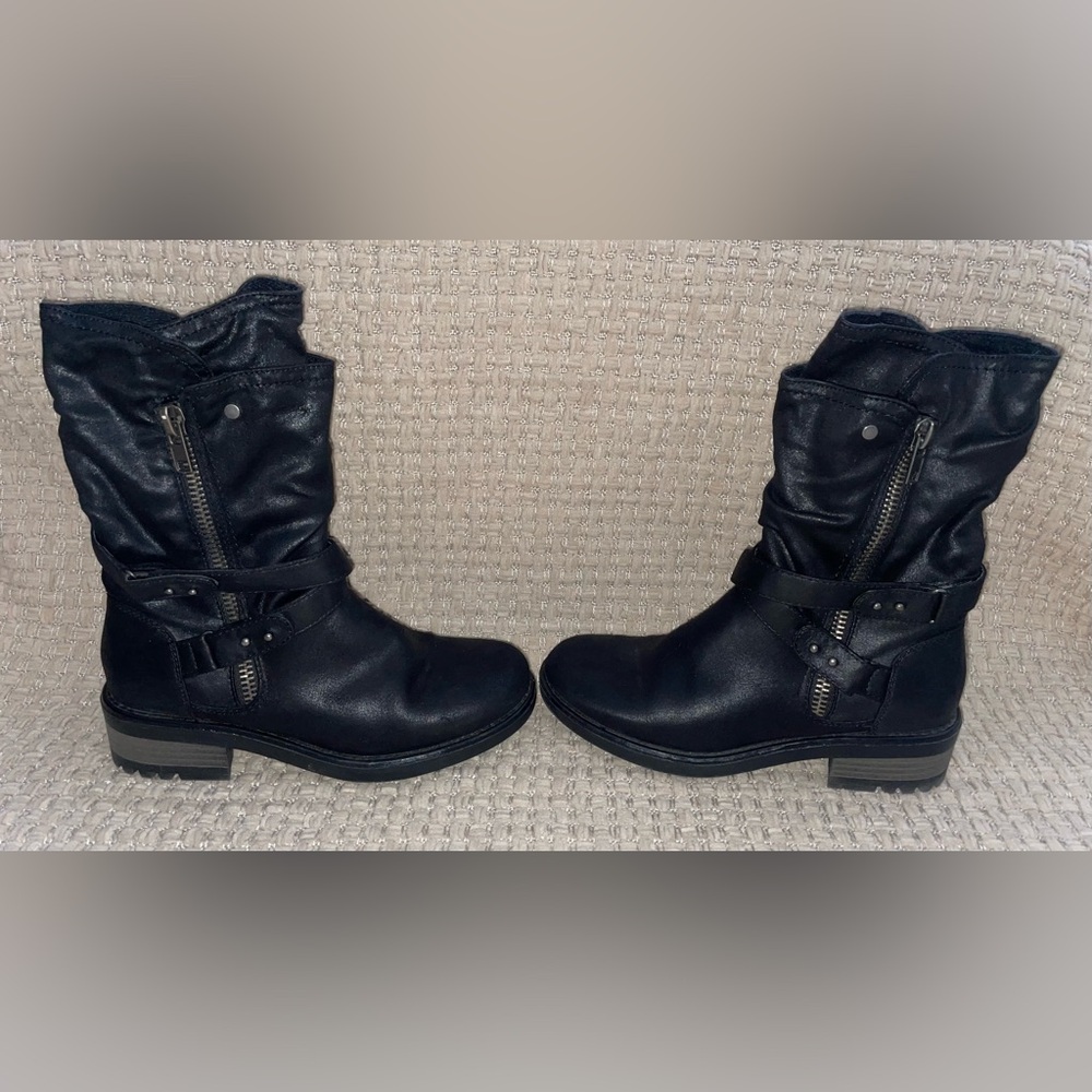 Carlos by Carlos Santana Sawyer Black Women's Boots Size 7M